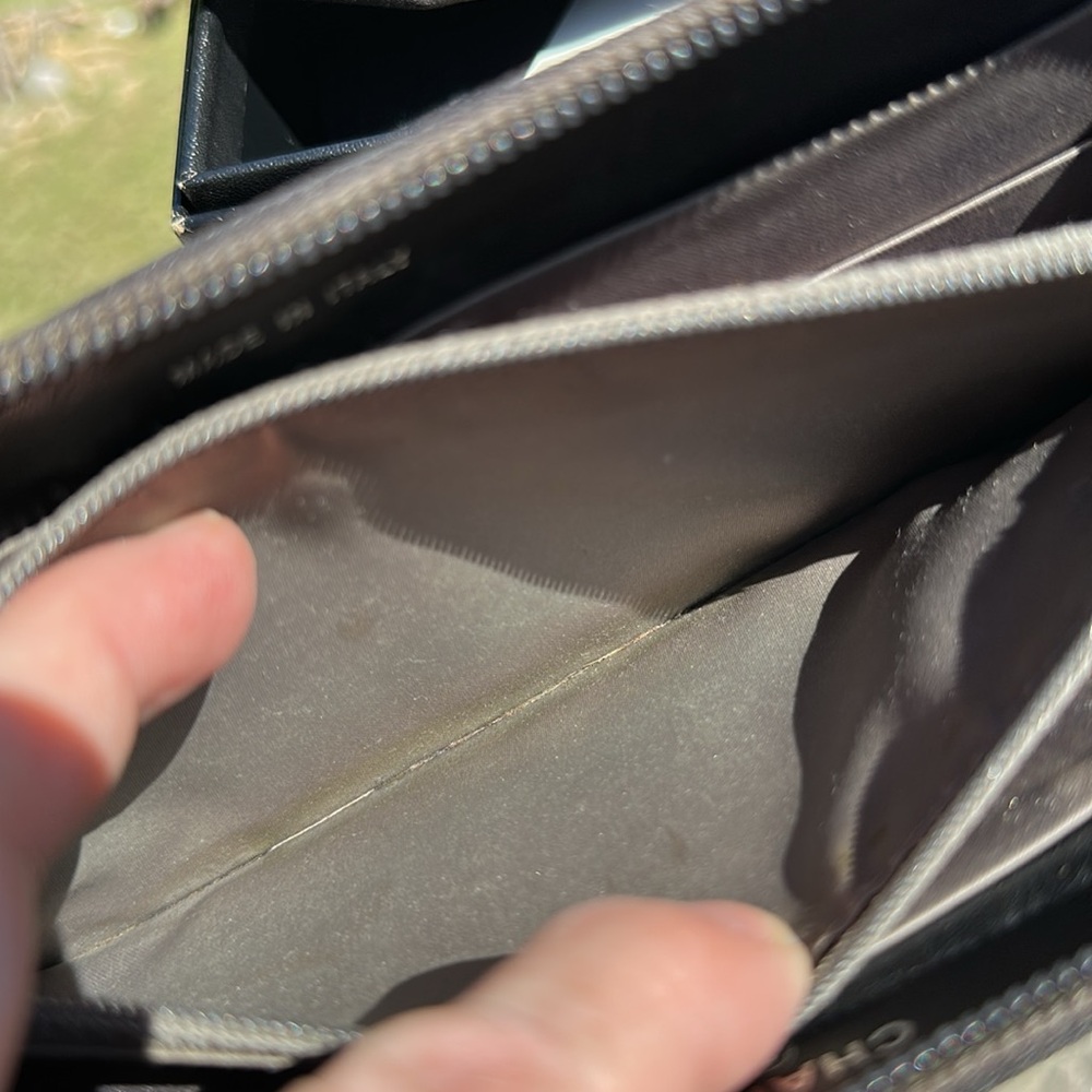 CHANEL 08 Lucky Patent Leather Zip Wallet. Full inclusion holo COA FLASH SALE - Picture 13 of 16